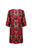 Nonie Red Floral Dress