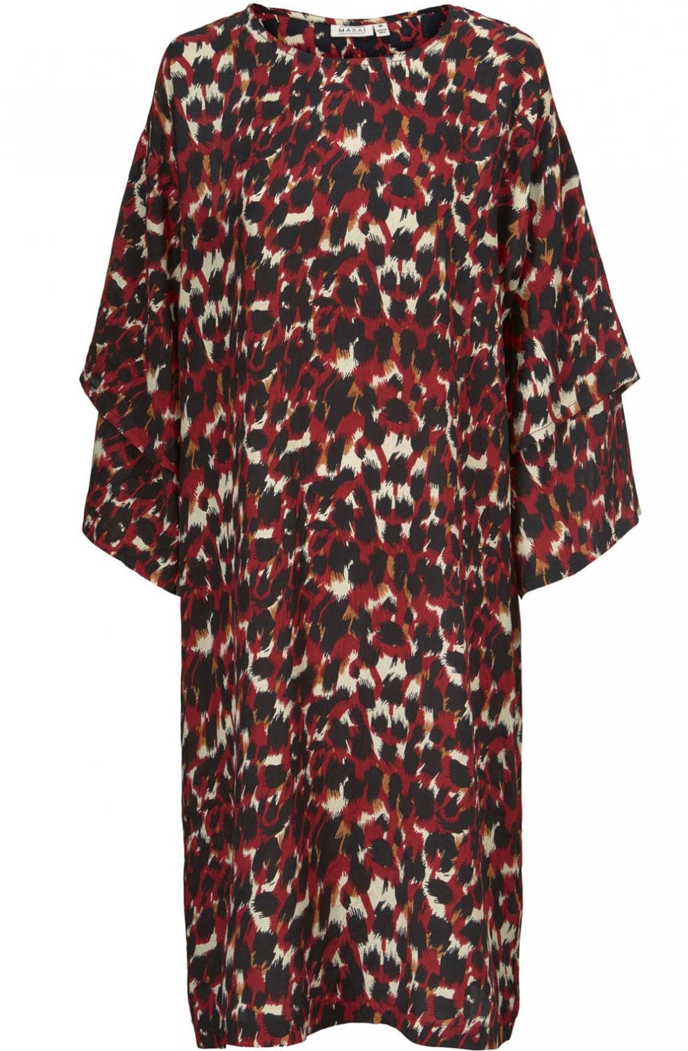 Nonny Red Animal Print Dress