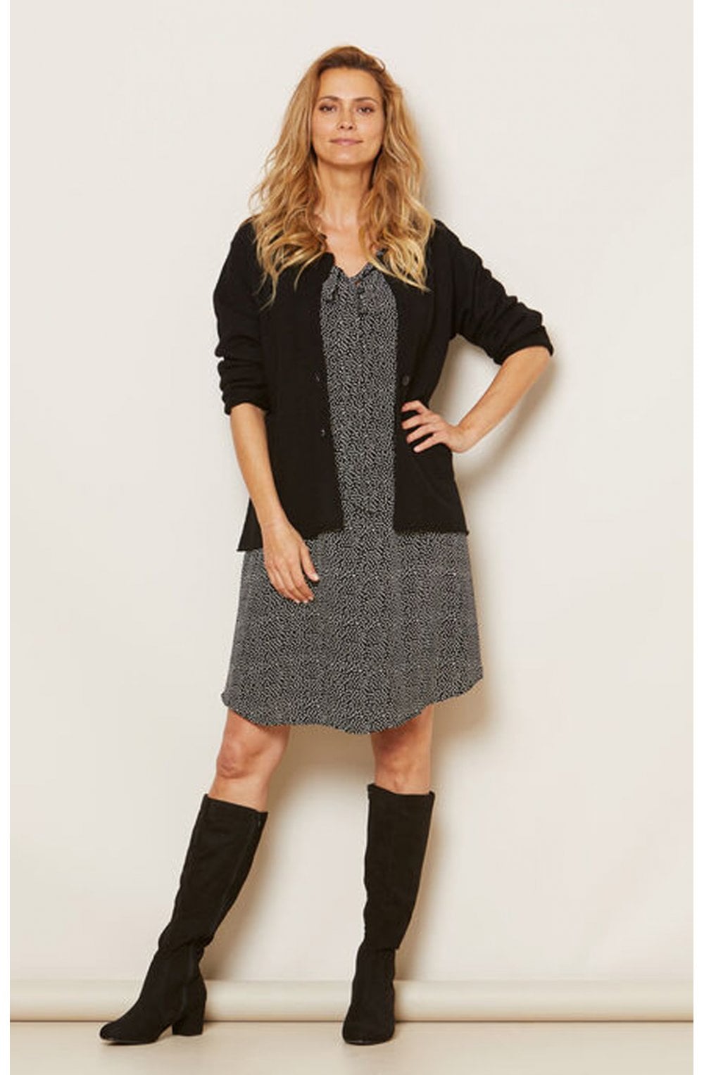 Noor Spot Print Dress