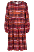 Norina Tango Red Tiered Dress