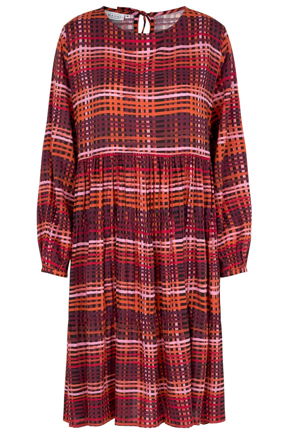 Norina Tango Red Tiered Dress