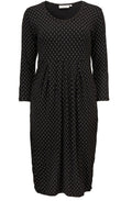Nova Black Deicate Print Dress