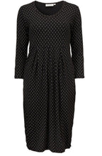 Nova Black Deicate Print Dress