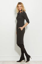 Nova Black Deicate Print Dress