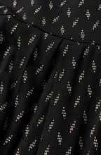 Nova Black Deicate Print Dress