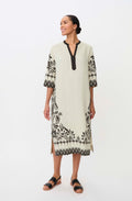 Novalitha Black Floral Oversized Loose Dress