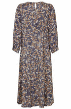 Nukai Maritime Blue Trumpet Flare Dress