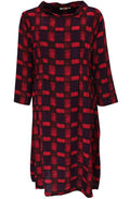 Nulla Check Print Dress