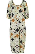 Nyana Sage Patterned Dress