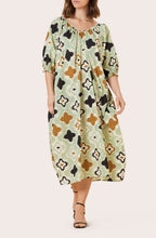 Nyana Sage Patterned Dress