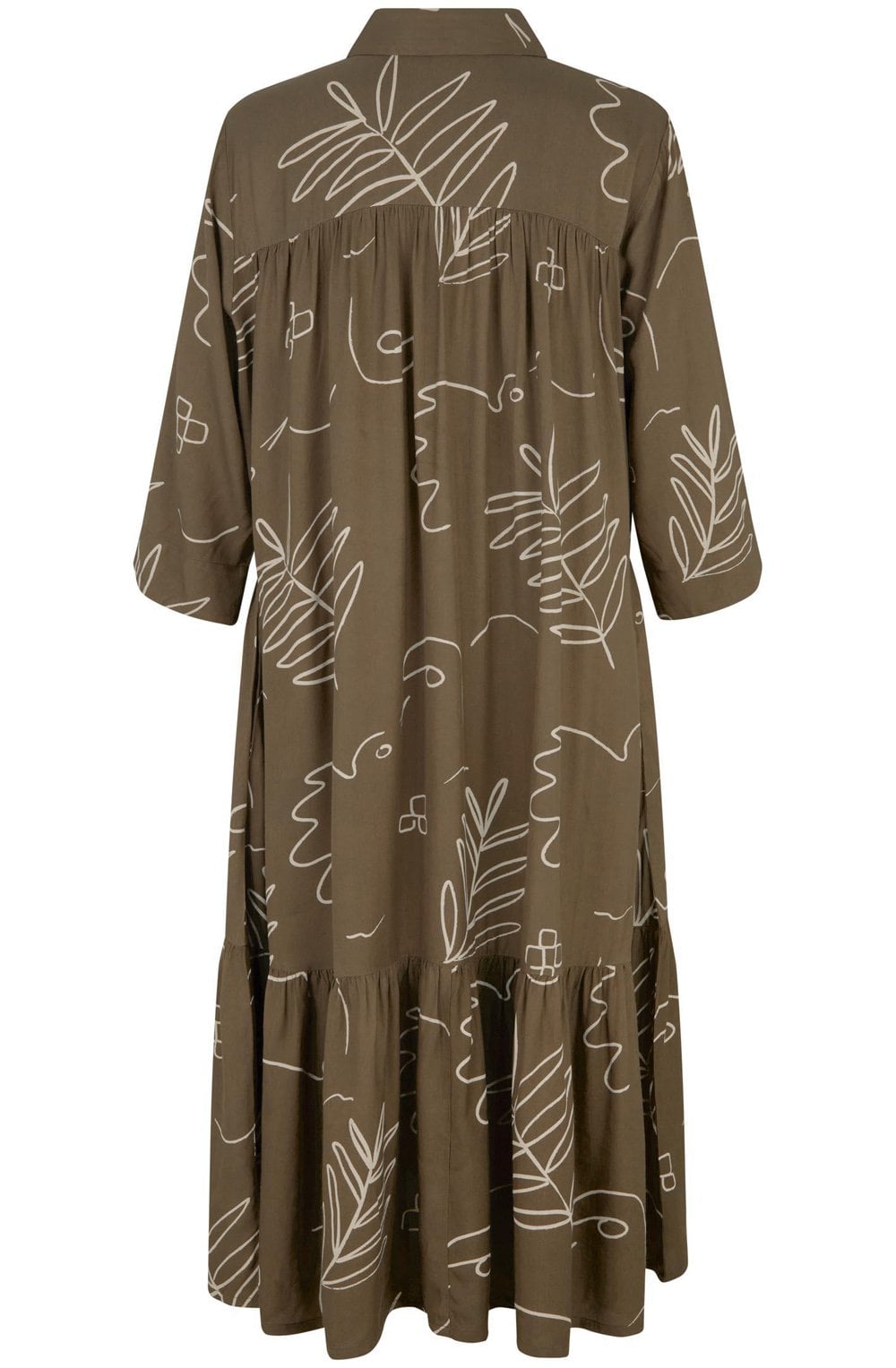 Nydilla Crocodile A Line Tiered Dress