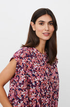 Nylfia Beet Red Floral Print Oversized Dress