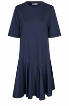 Nyloran Navy Blazer Asymmetric Detail Dress