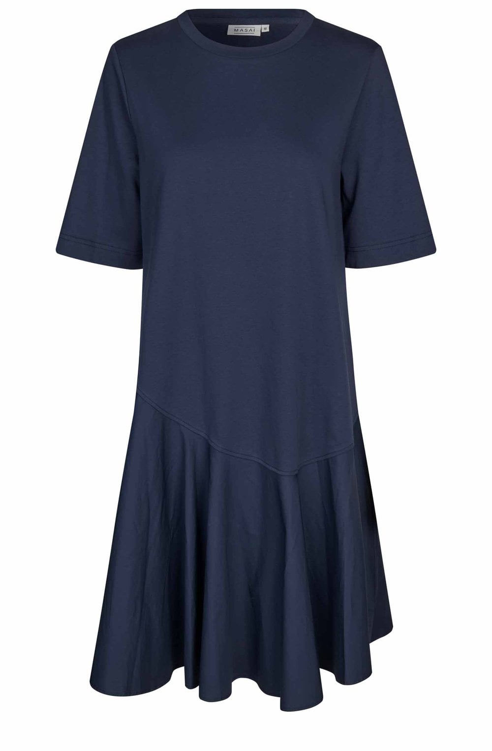 Nyloran Navy Blazer Asymmetric Detail Dress