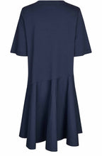 Nyloran Navy Blazer Asymmetric Detail Dress