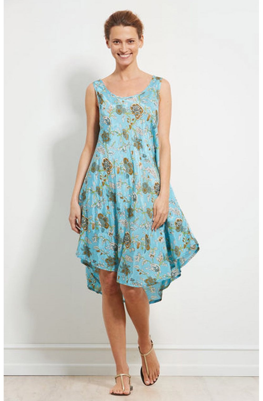 Oculla Blue Mist Floral Dress