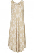 Oculla Sand Patterned Dress