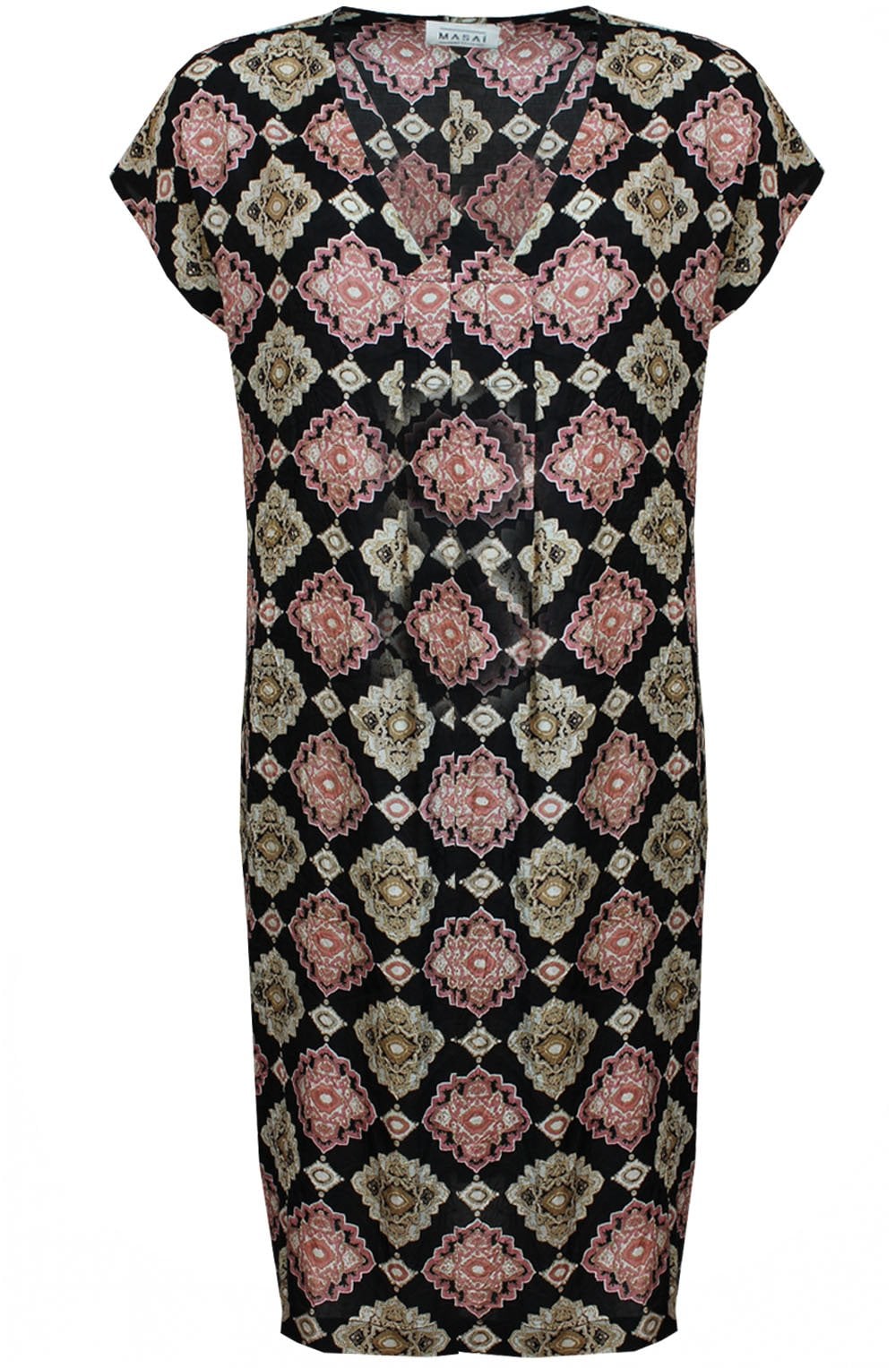 Odetto Desert Sage Patterned Tunic
