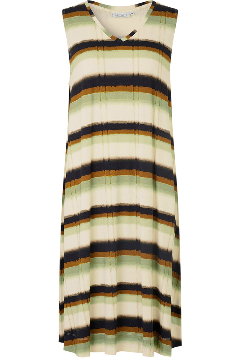 Ofina Striped Effect Dress