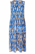 Olindia Nebulas Blue Jersey Sleeveless Dress