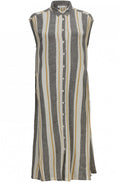 Ollas Striped Shirt Dress