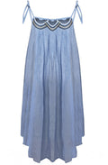 Ollie Blue Smock Dress
