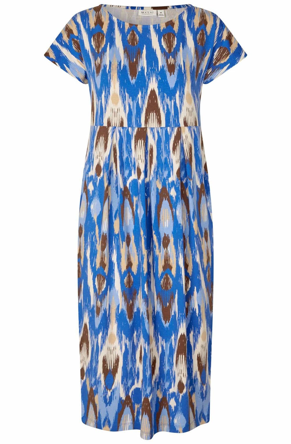 Olnia Nebulas Blue Graphic Print Jersey Dress