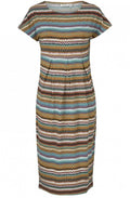 Olnia Zig Zag Print Jersey Dress