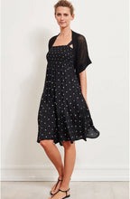 Opal Black Spot Print Dress