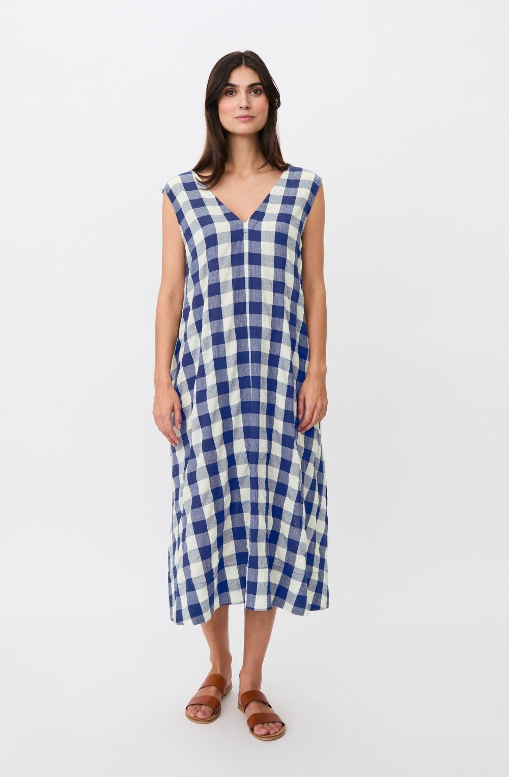 Ordella Gingham Print Dress