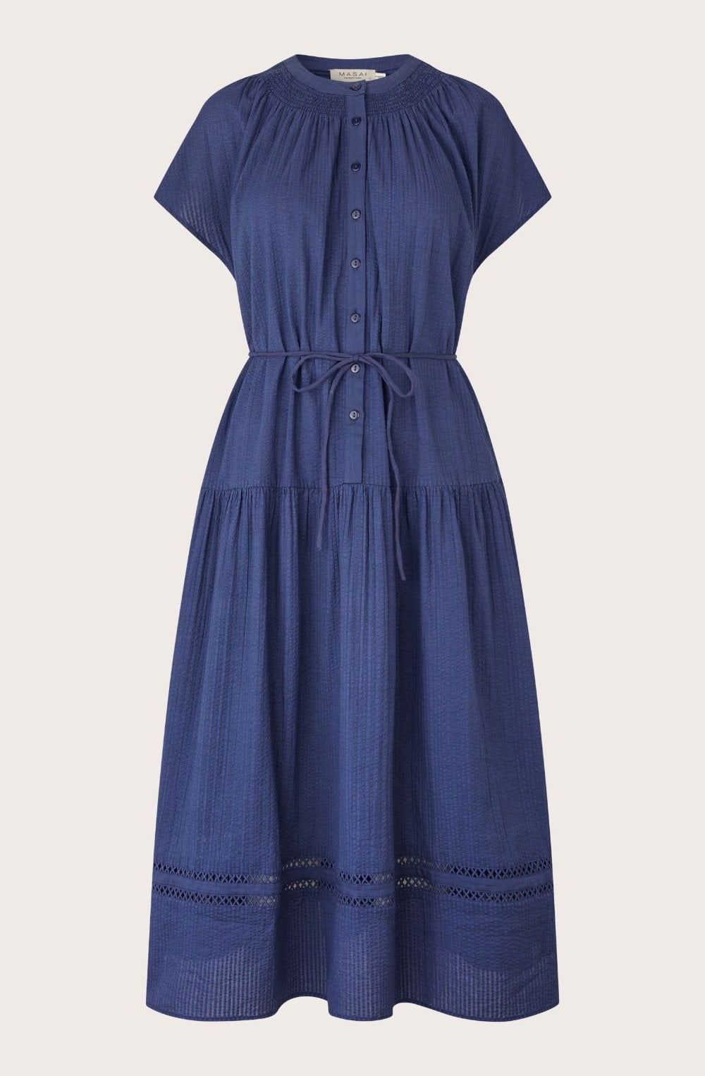 Othria Blue Textured Dress