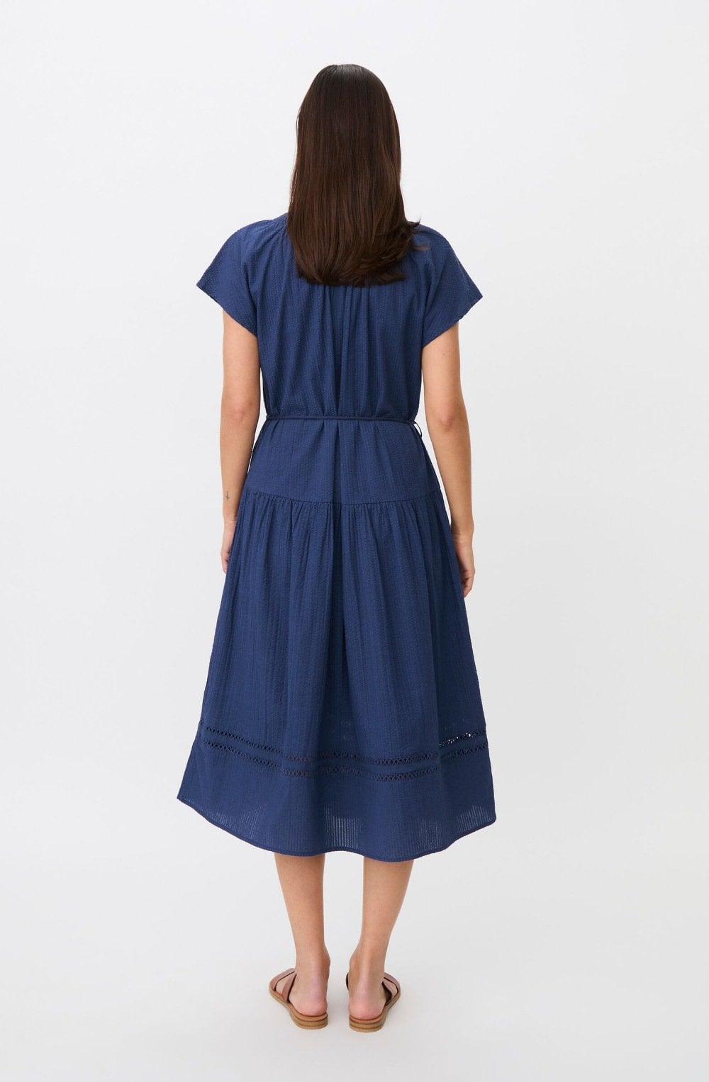 Othria Blue Textured Dress