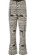Paba Black Abstract Print Trouser