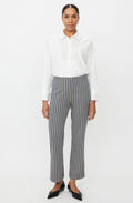 Pabala Incense and Blue Cropped Kick Flare Trousers