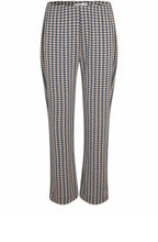 Pabala Incense and Blue Cropped Kick Flare Trousers