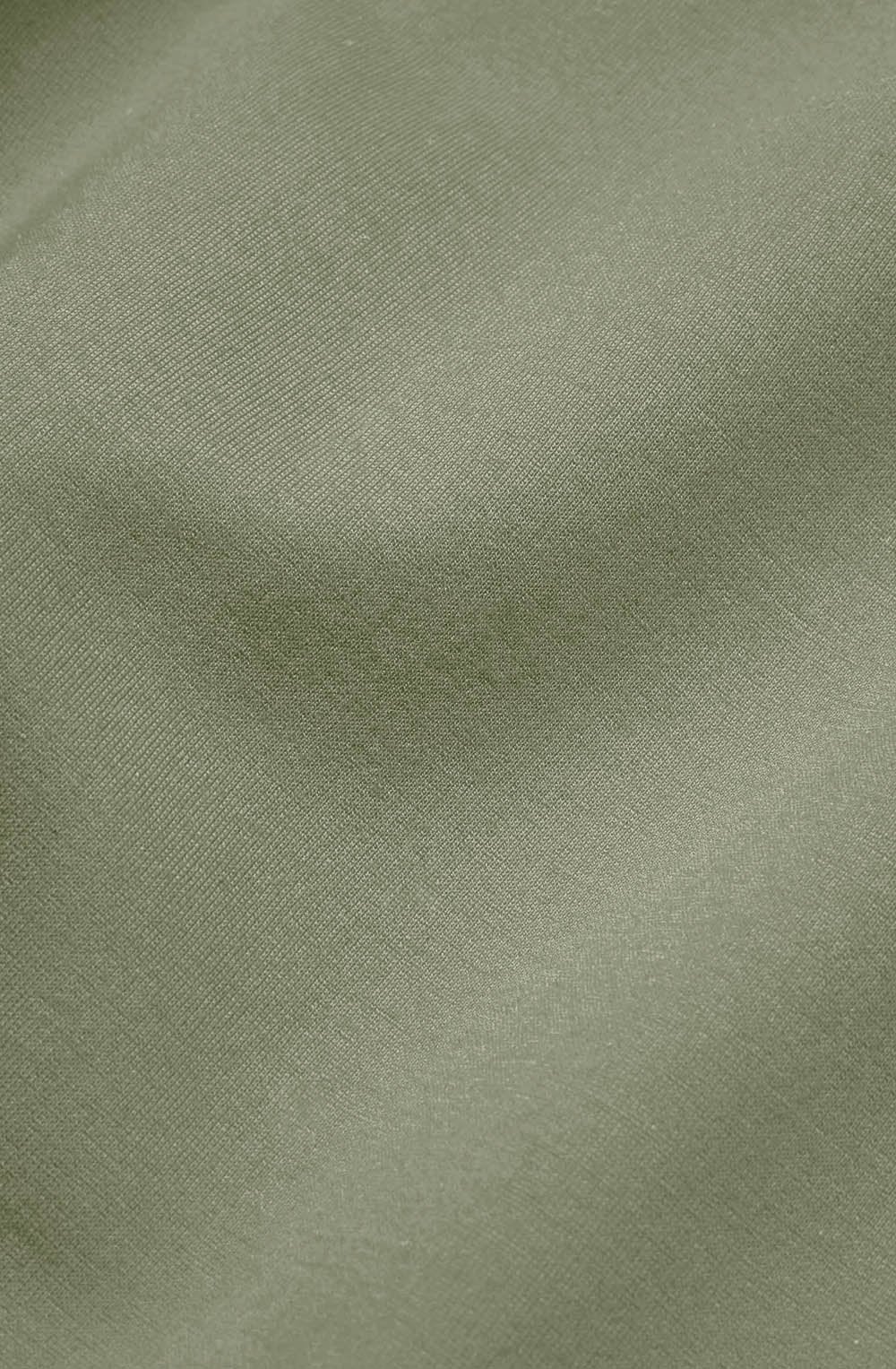 Padme Dark Lichen Green Fitted Cropped Trousers