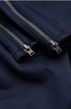 Padme Navy Cropped Trousers