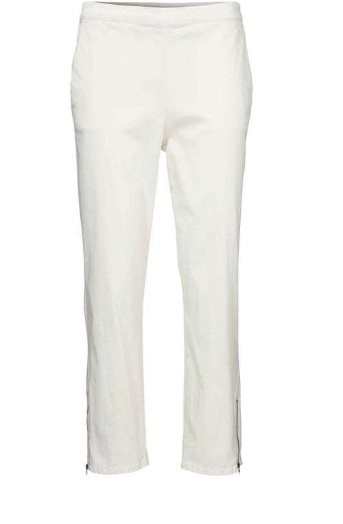 Padme Off White Cropped Trousers