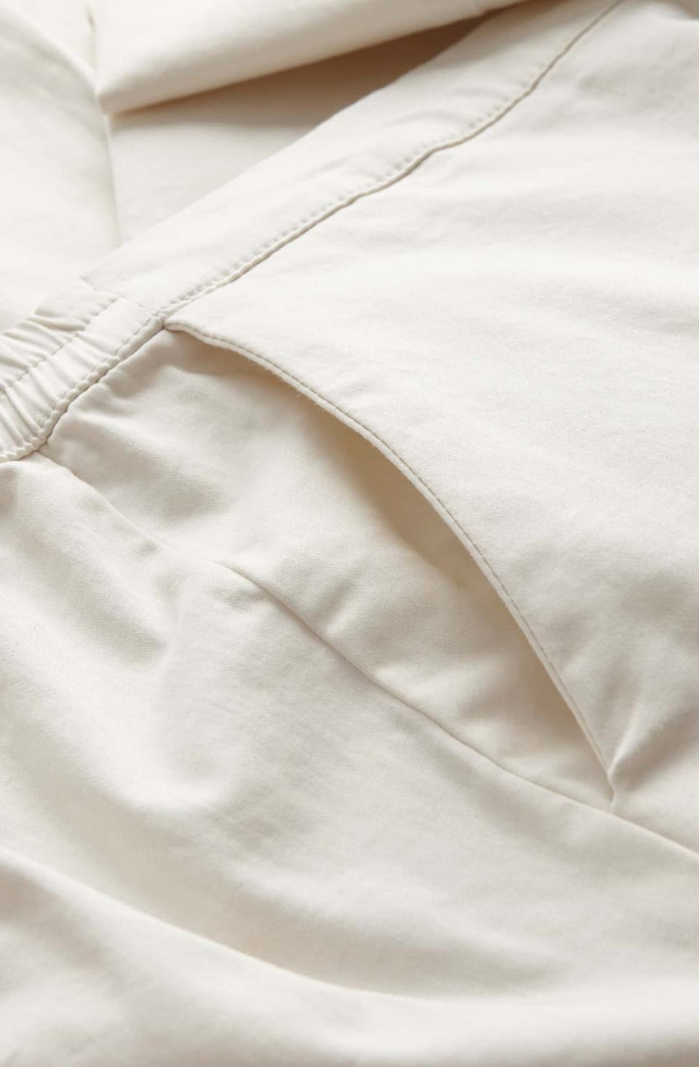 Padme Off White Cropped Trousers