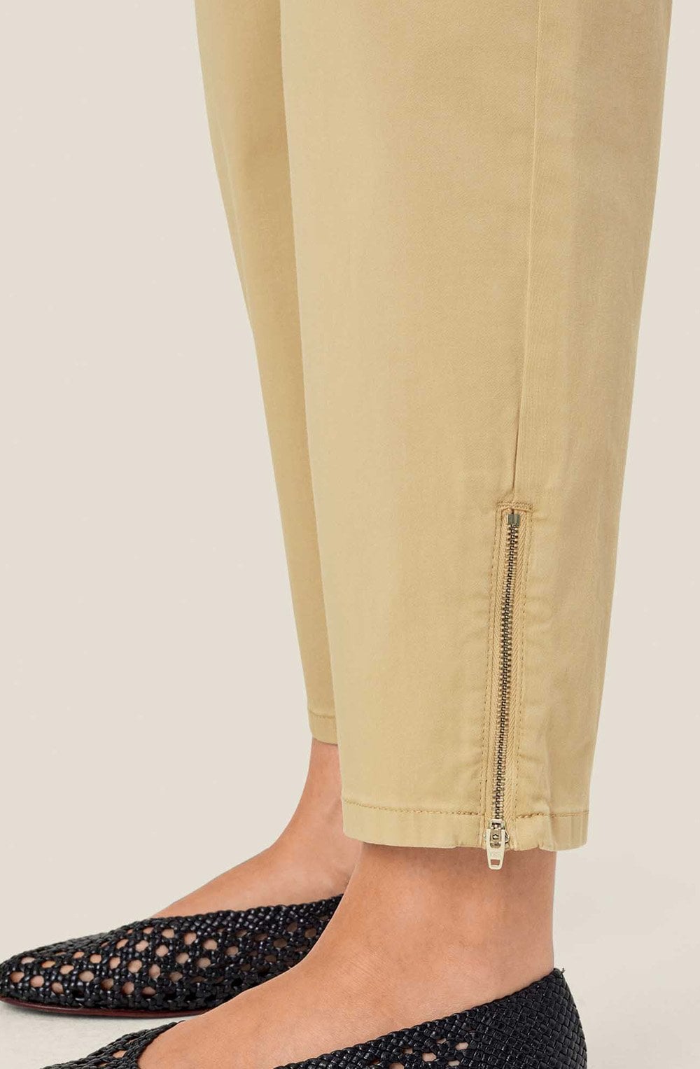 Padme Safari Fitted Cropped Trousers