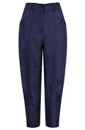 Page Navy Crop Trousers