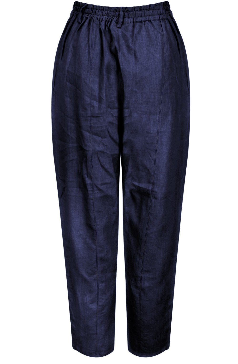 Page Navy Crop Trousers