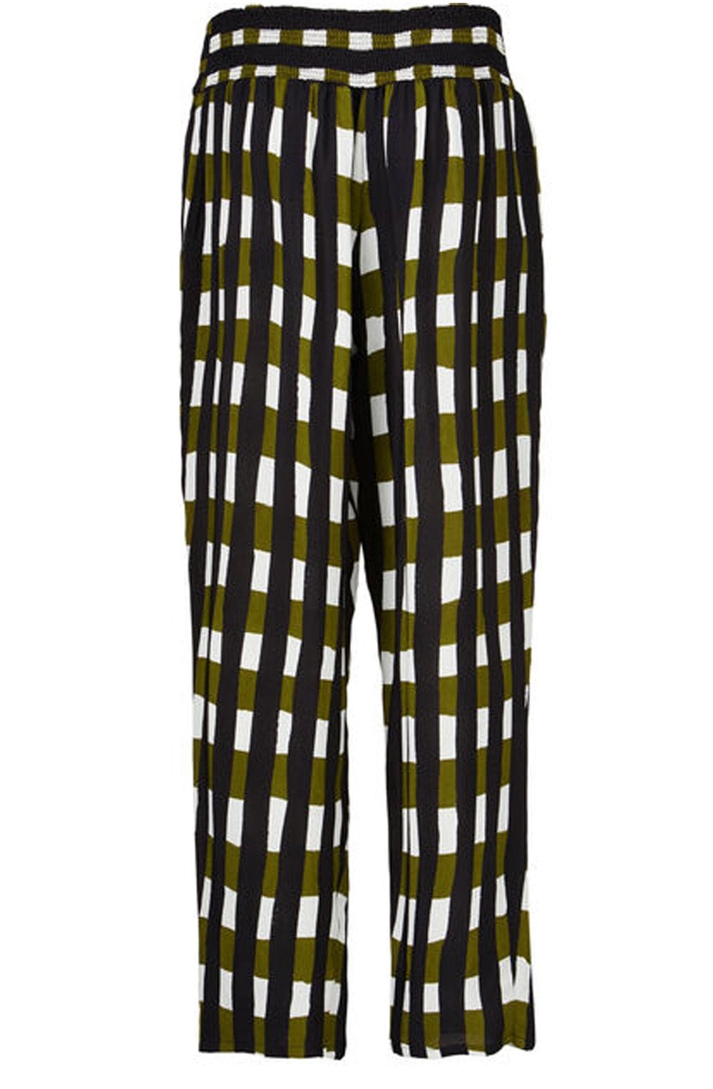Pai Check Print Trousers