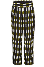 Pai Check Print Trousers