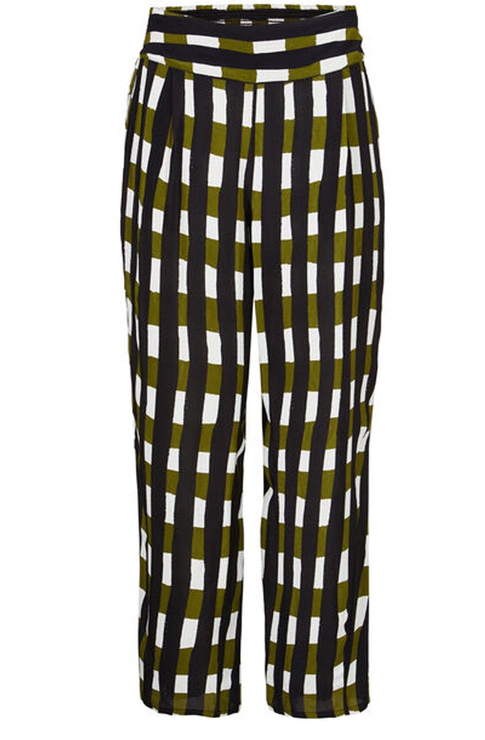 Pai Check Print Trousers