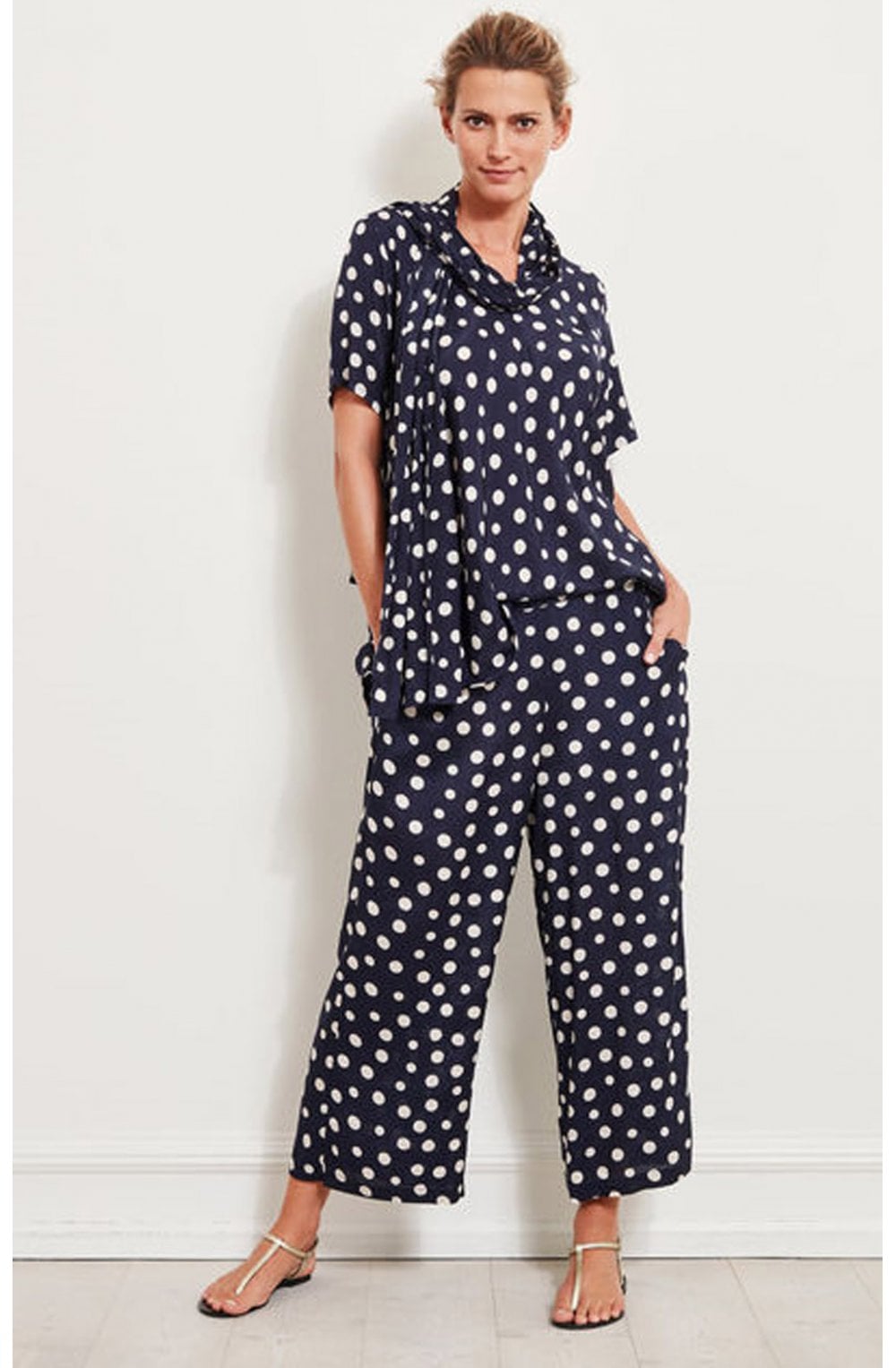 Palia Spot Print Culottes