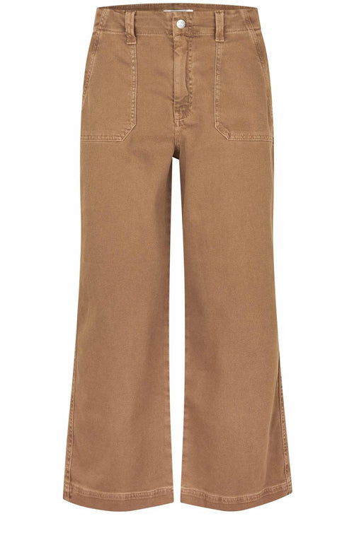 Palisse Otter Denim Cropped Trousers