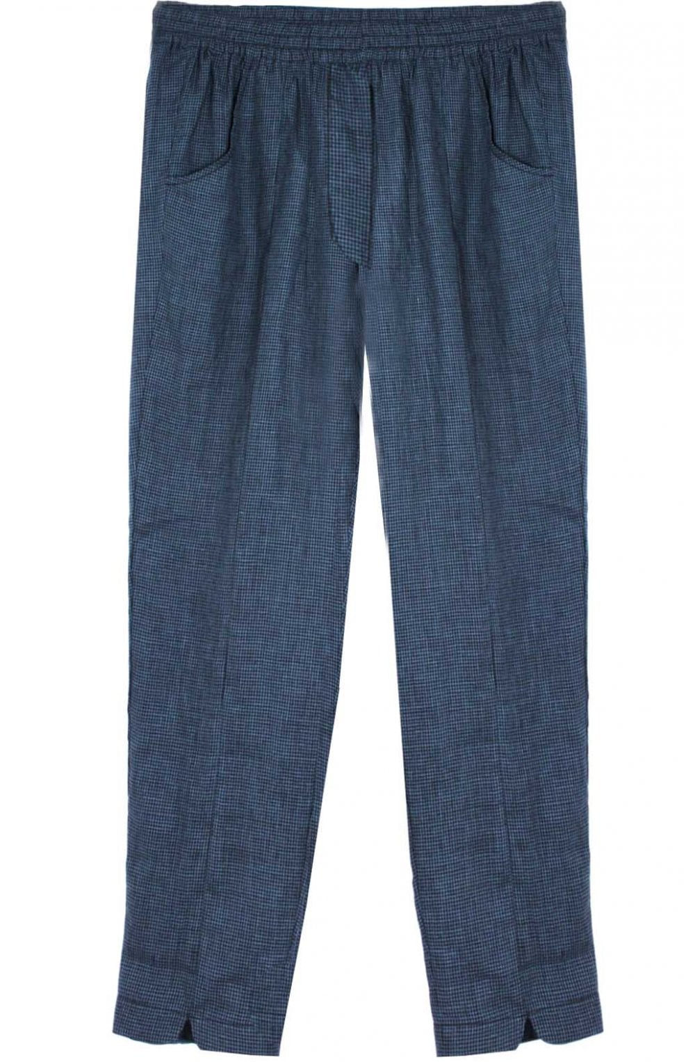 Palmira Blue Original Check Trousers