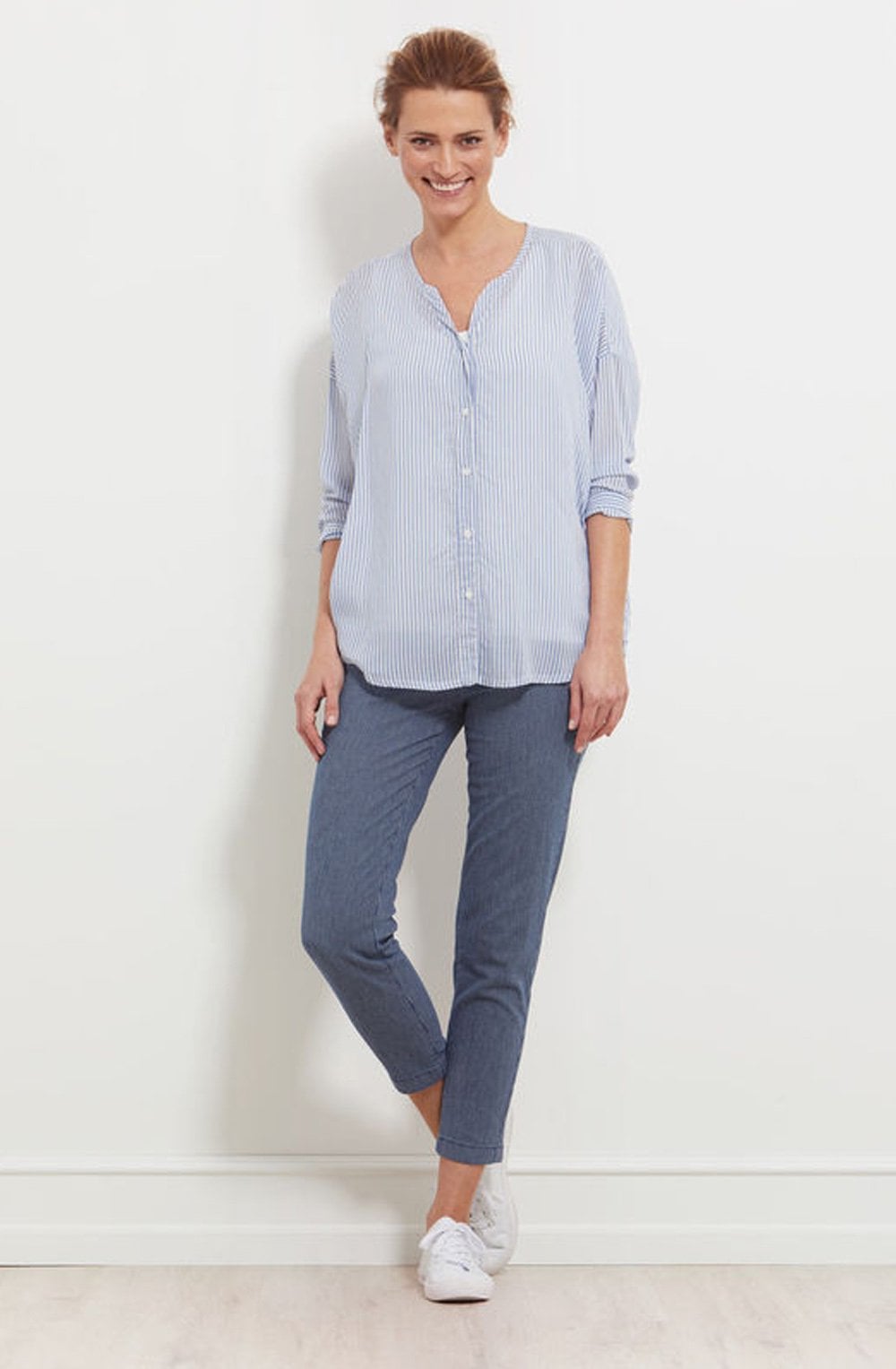 Paloma Denim Fine Striped Jeans