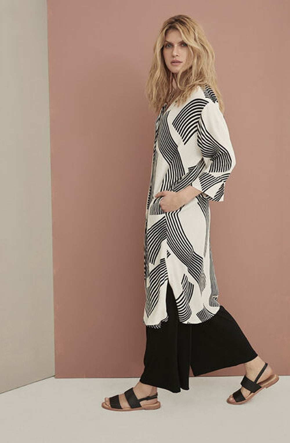 Pam Black Wide Leg Culottes